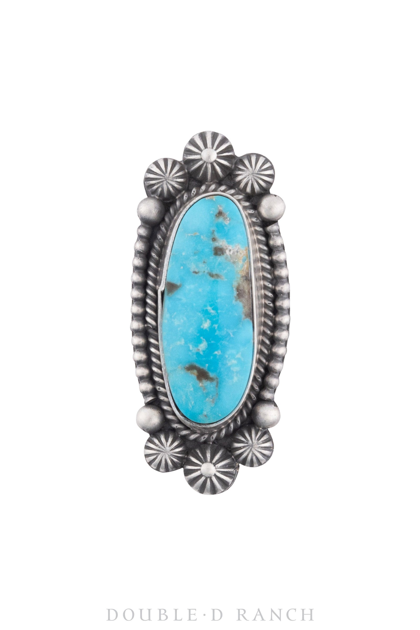 Ring, Natural Stone, Turquoise, Hallmark, Contemporary, 1320