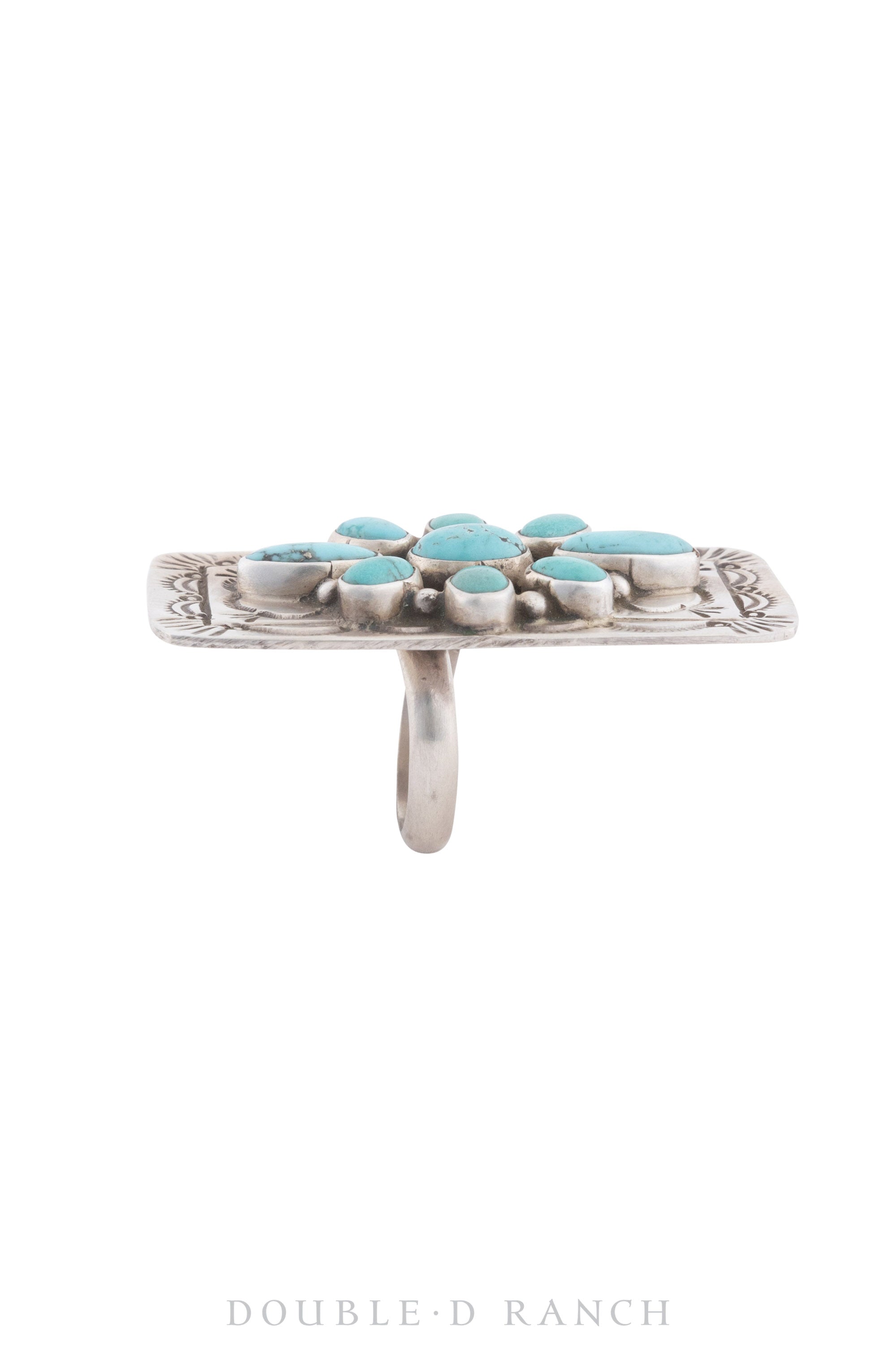 Ring, Shield, Turquoise, Hallmark, Contemporary, 1276