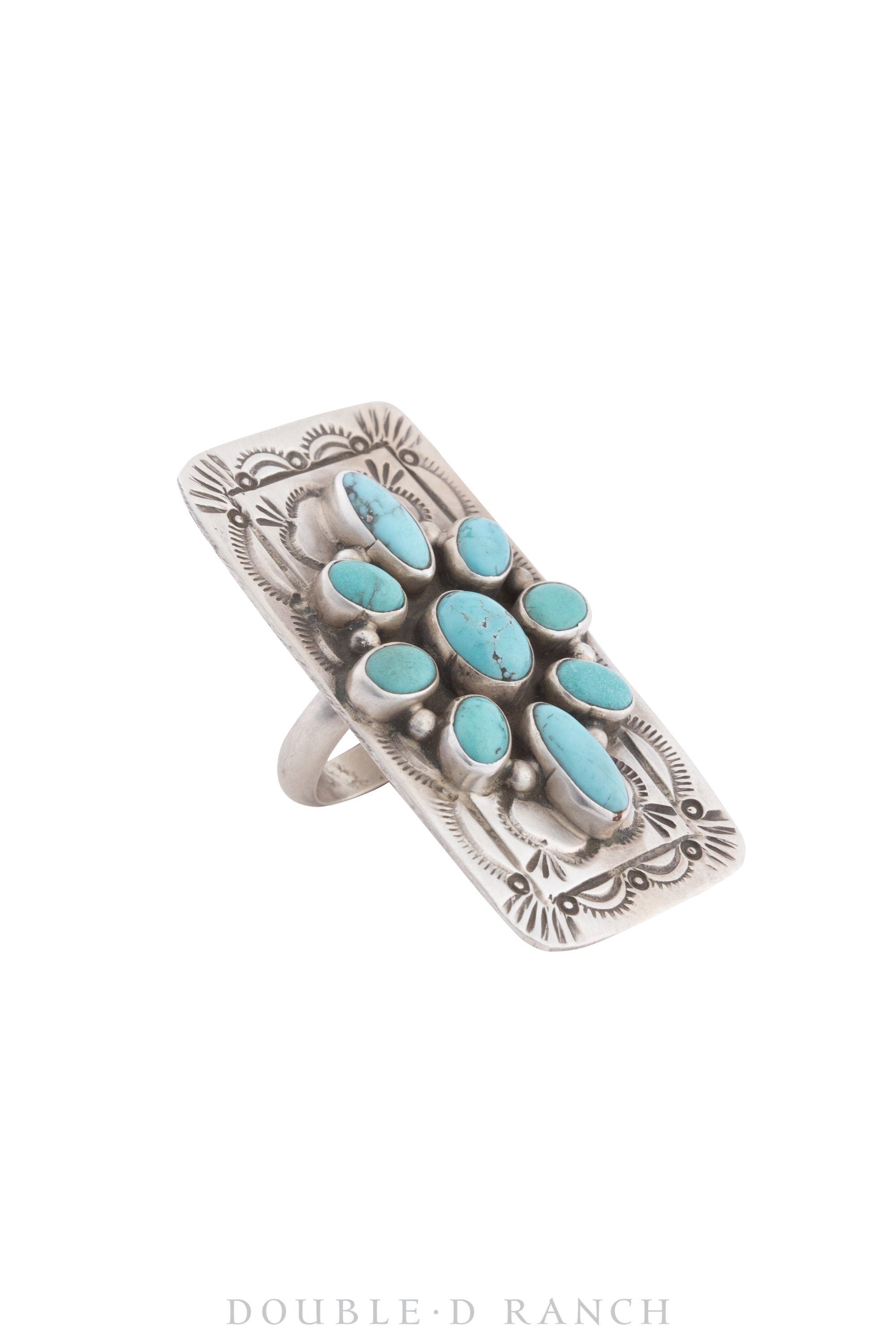 Ring, Shield, Turquoise, Hallmark, Contemporary, 1276