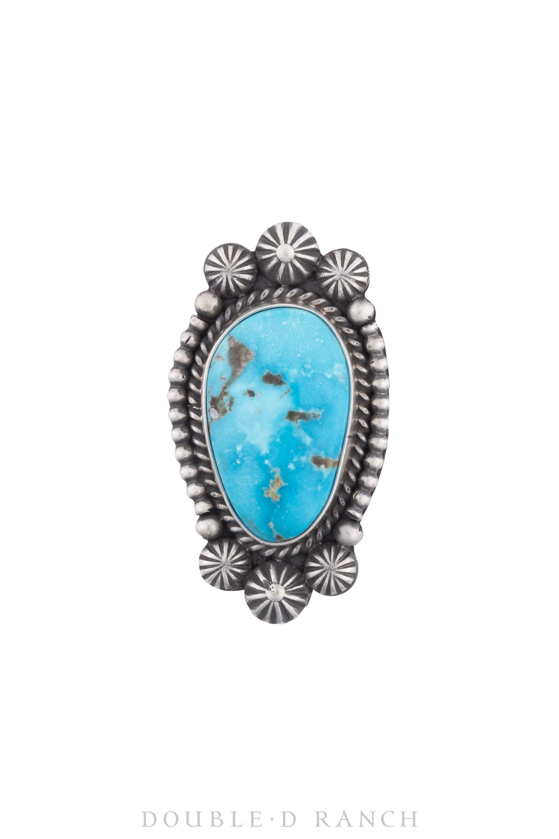 Ring, Natural Stone, Turquoise, Hallmark, Contemporary, 1320