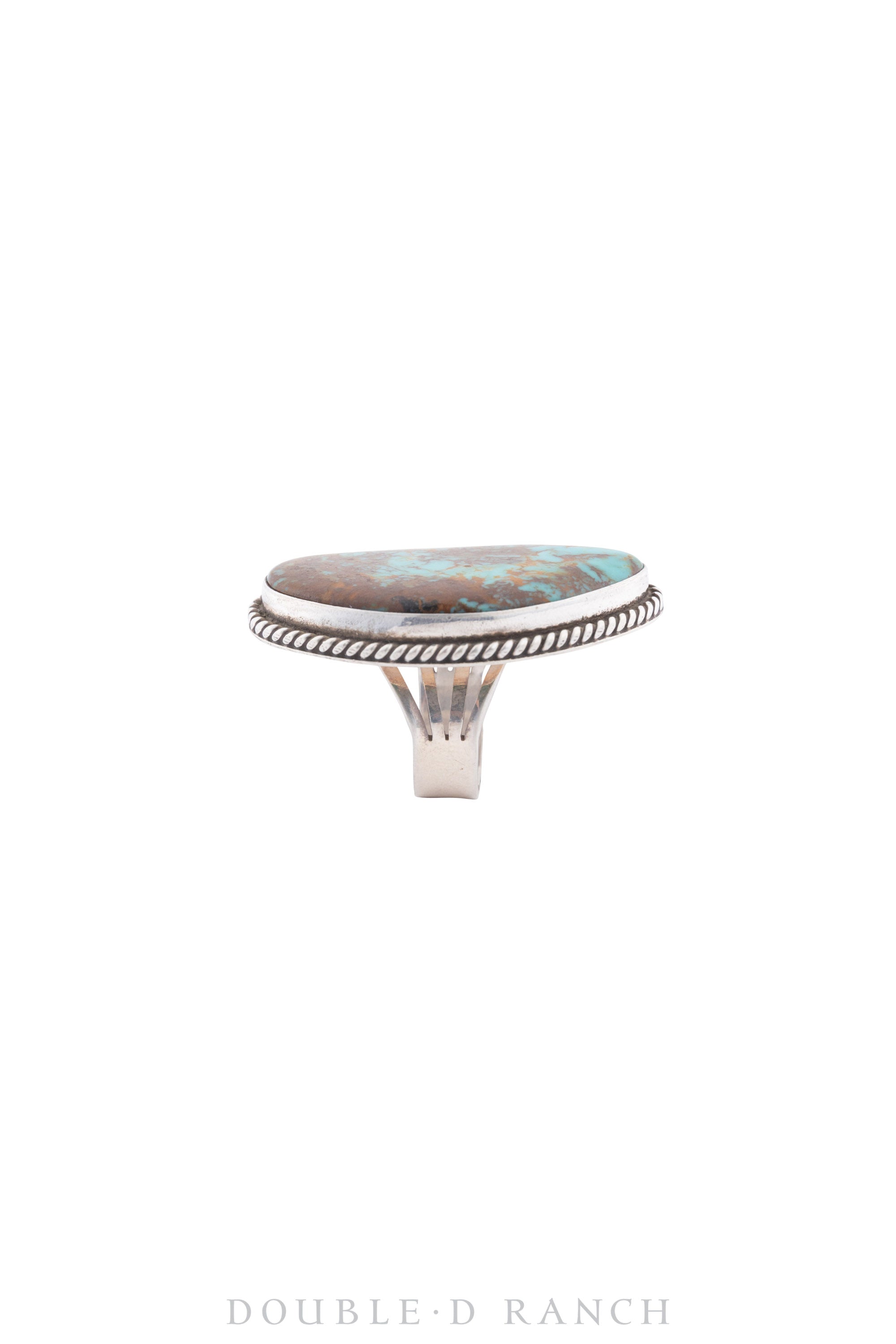 Ring, Natural Stone, Turquoise, Pilot Mountain, Hallmark, Vintage