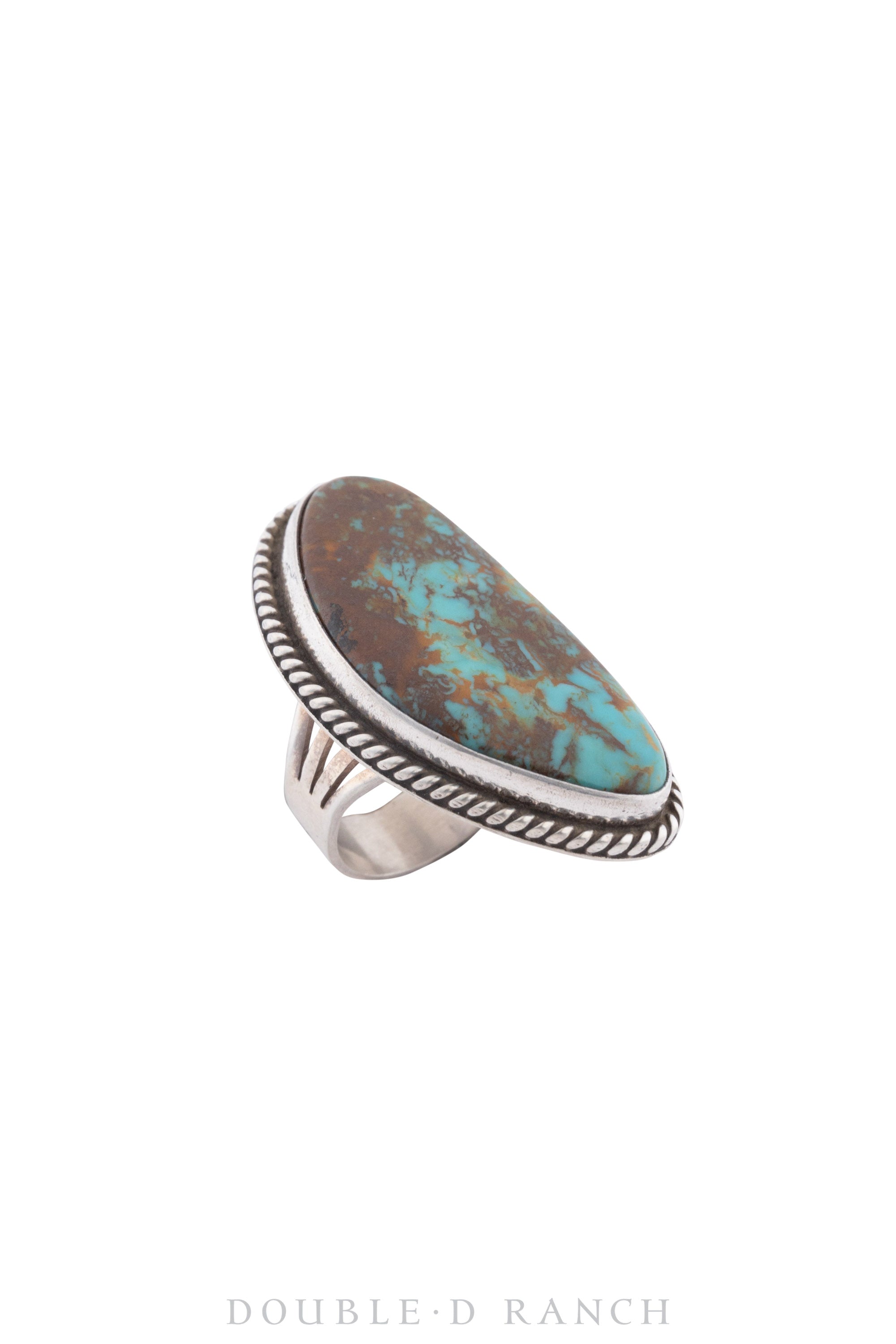 Ring, Natural Stone, Turquoise, Pilot Mountain, Hallmark, Vintage