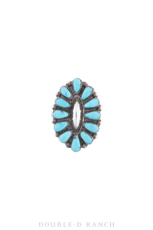 Ring, Cluster, Turquoise, Contemporary, 1326