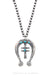 Necklace, Naja, Turquoise, Dragonfly Cross, Hallmark, Contemporary, 3030