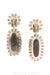 Earrings, Federico, Cluster, Opal & Picture Jasper, Hallmark, Contemporary, 1548