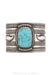 Cuff, Stampwork, Turquoise, Hallmark, Contemporary, 3523