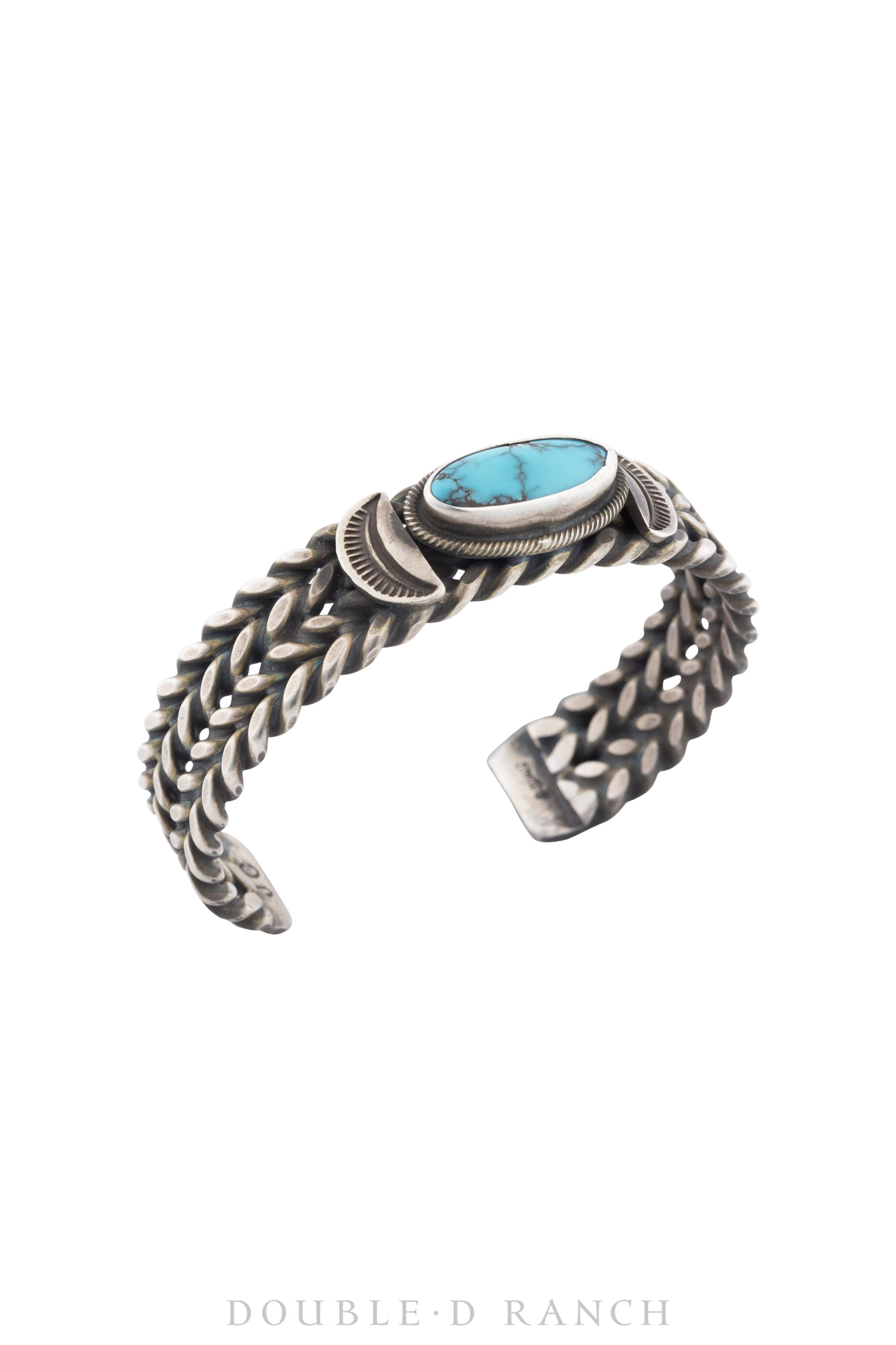 Cuff, Coil Twist Wire, Turquoise, Hallmark, Contemporary, 3509