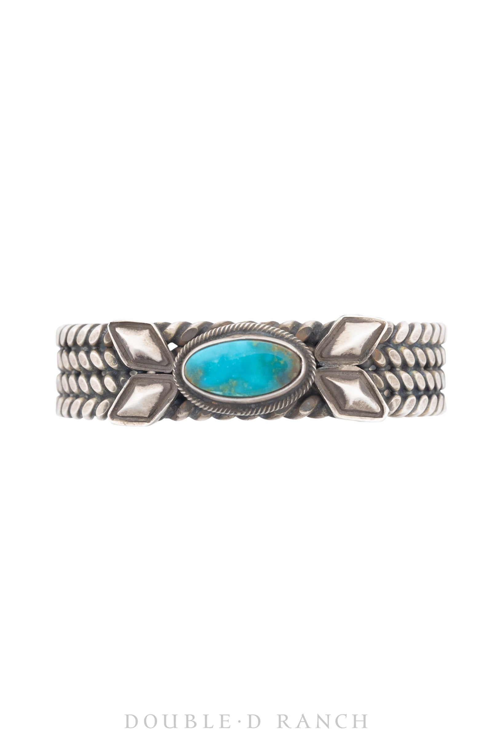 Cuff, Coil Twist Wire, Turquoise, Hallmark, Contemporary, 3506