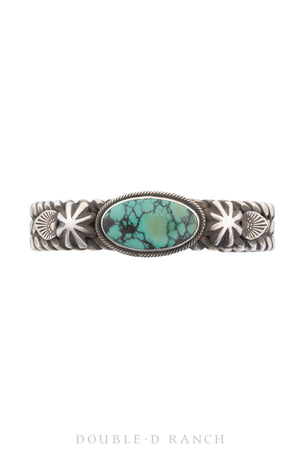 Cuff, Coil Twist Wire, Turquoise, Hallmark, Contemporary, 3508