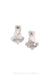 Earrings, Oscar Betz, Multi Stone, Hallmark, 1444