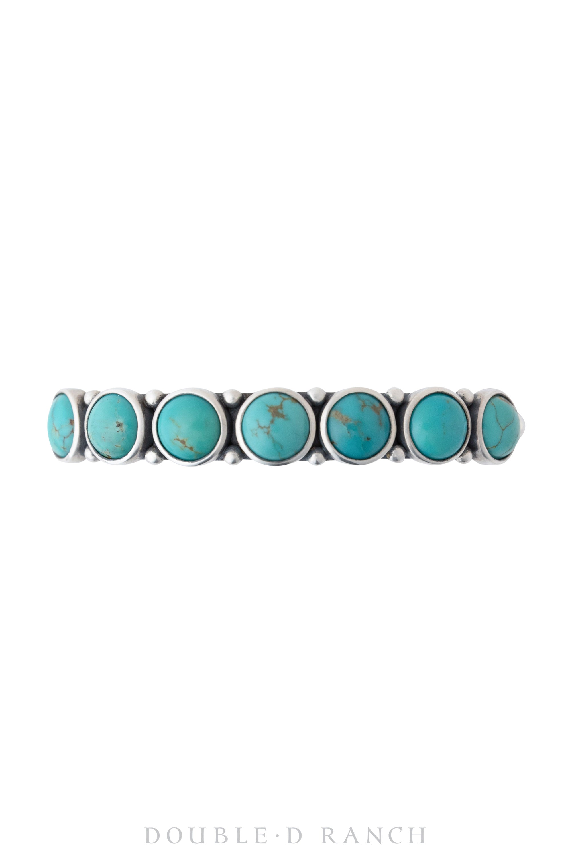 Cuff, Dennis Hogan, Row, Turquoise, Hallmark, Contemporary, 3376