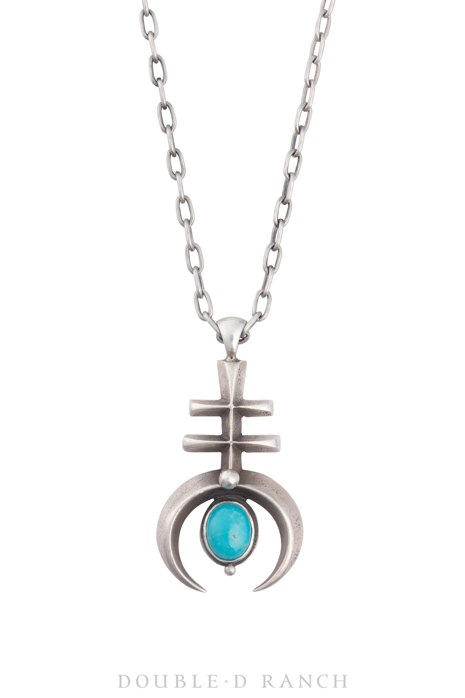 Necklace, Dennis Hogan, Pendant, Turquoise, Dragonfly Naja, Hallmark, Contemporary, 3085