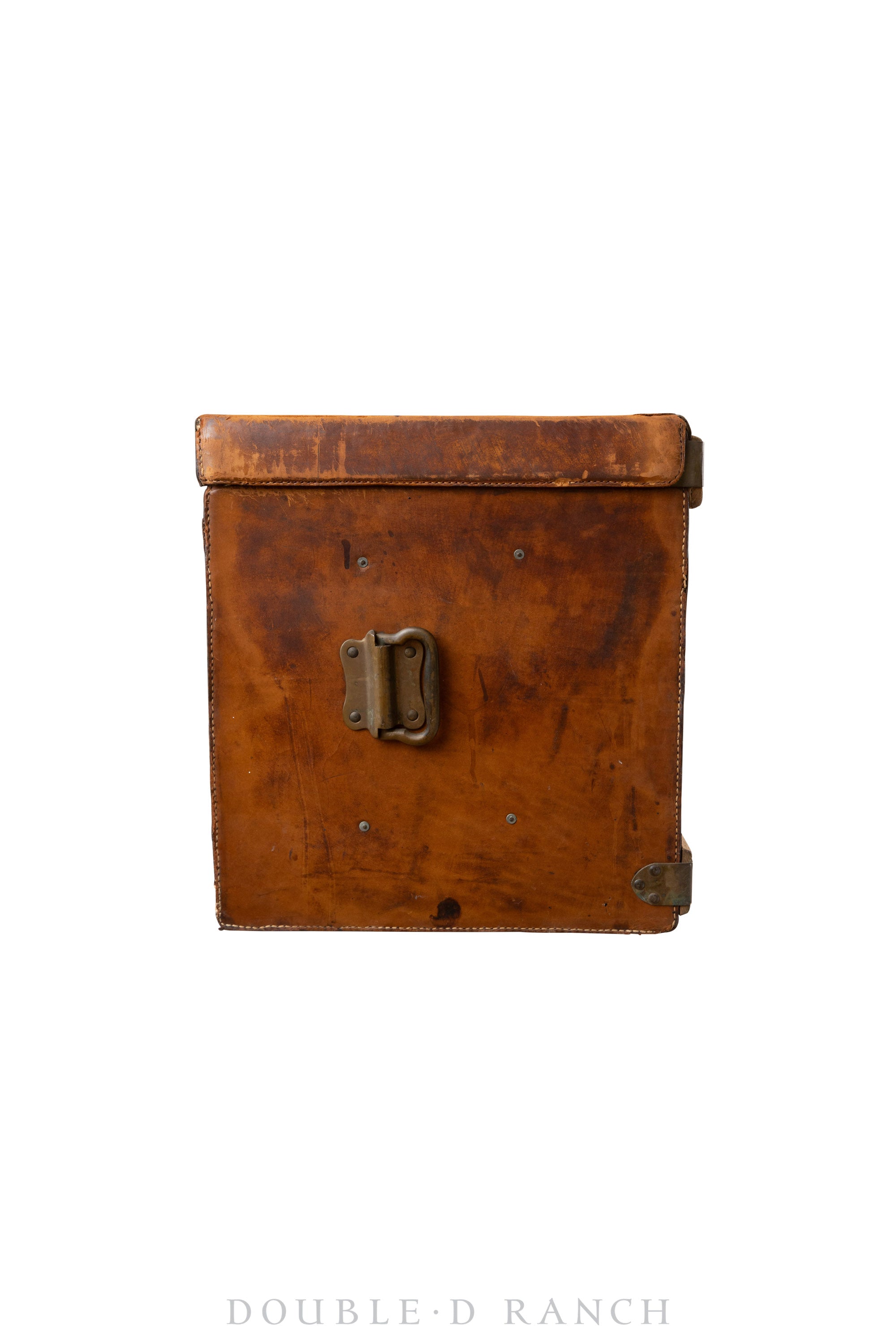 Miscellaneous, Trunk, Leather Covered, John Boyle Manufacturing, Vintage 20th th Century, 769