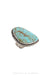 Ring, Natural Stone, Turquoise, Kingman, Hallmark, Contemporary, 1300