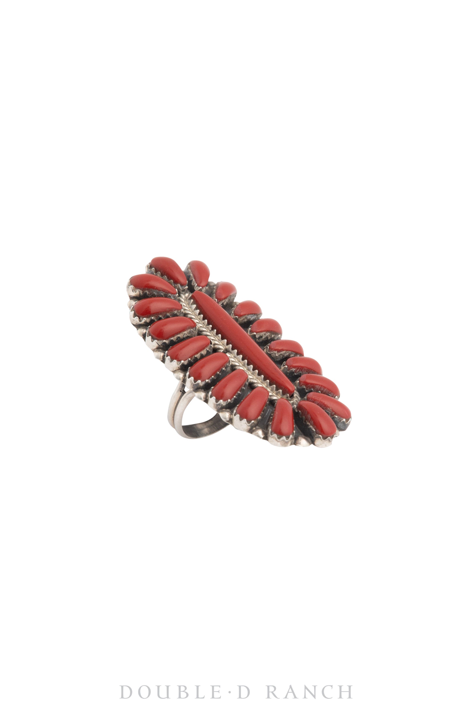 Ring, Cluster, Coral, Hallmark, Contemporary, 1316