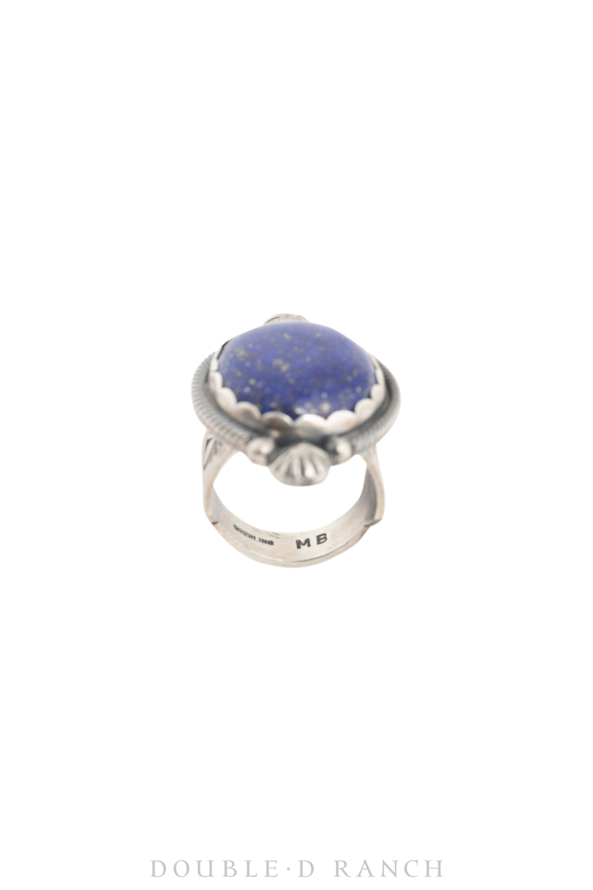 Ring, Single Stone, Lapis, Hallmark, Contemporary, 1211