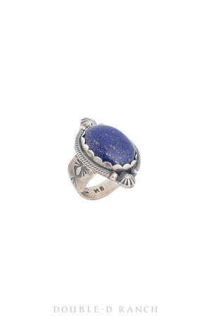 Ring, Single Stone, Lapis, Hallmark, Contemporary, 1211