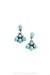 Earrings, Federico, Drop, Turquoise, Sky, Hallmark, Contemporary, 1555B