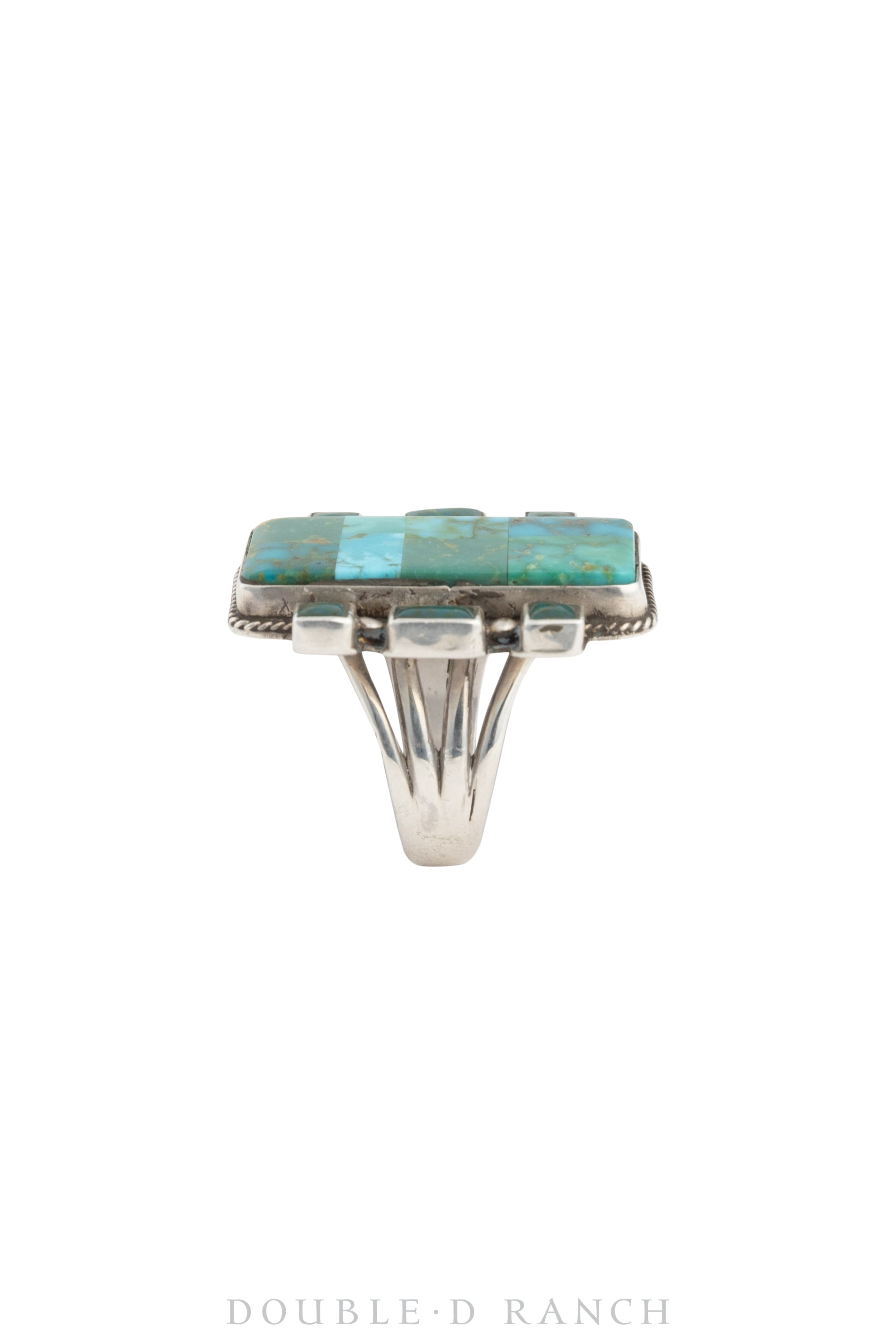 Ring, Jesse Robbins, Inlay, Turquoise, Hallmark, Contemporary, 1378