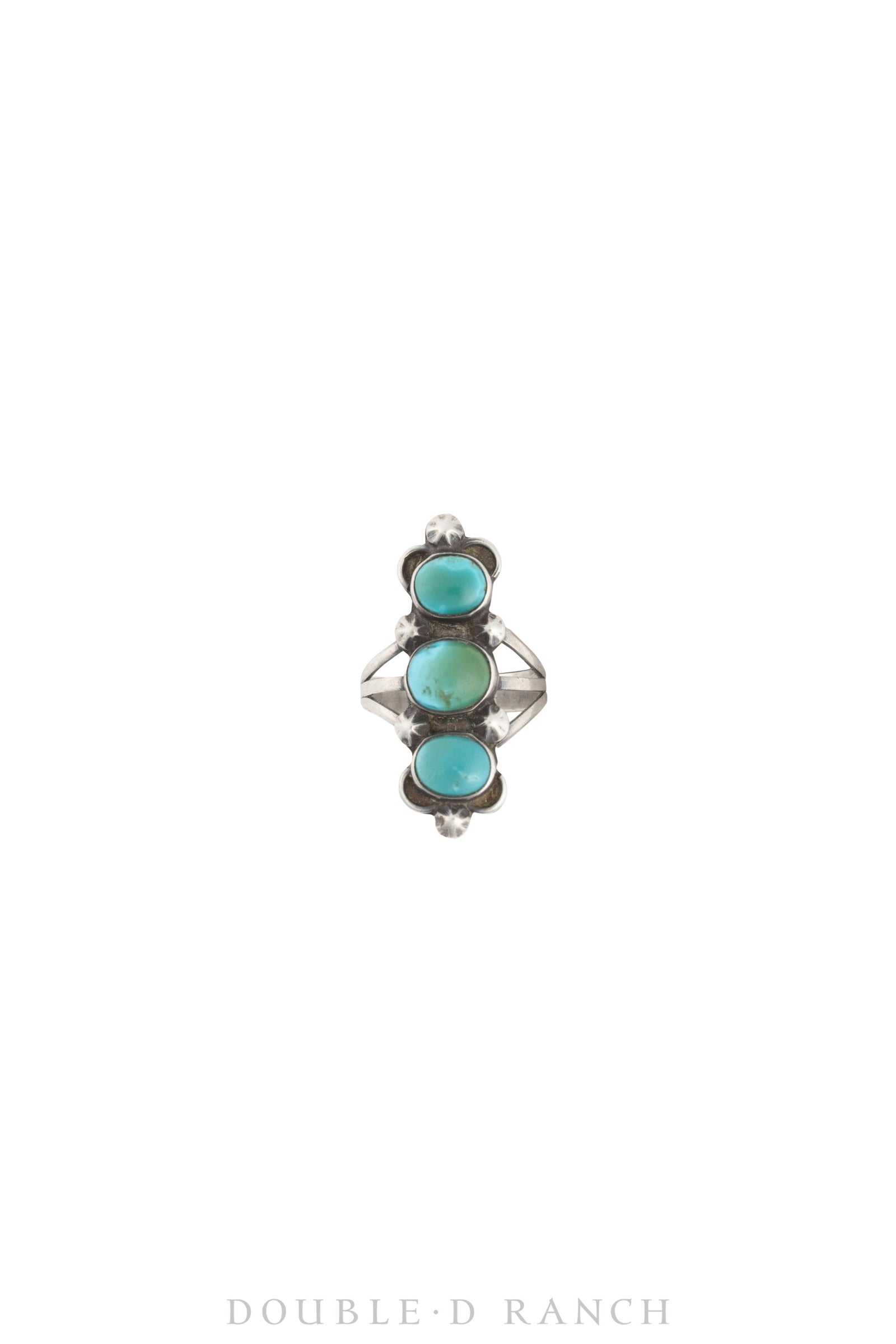 Ring, Natural Stone, Turquoise, Vintage ‘70s, 1382