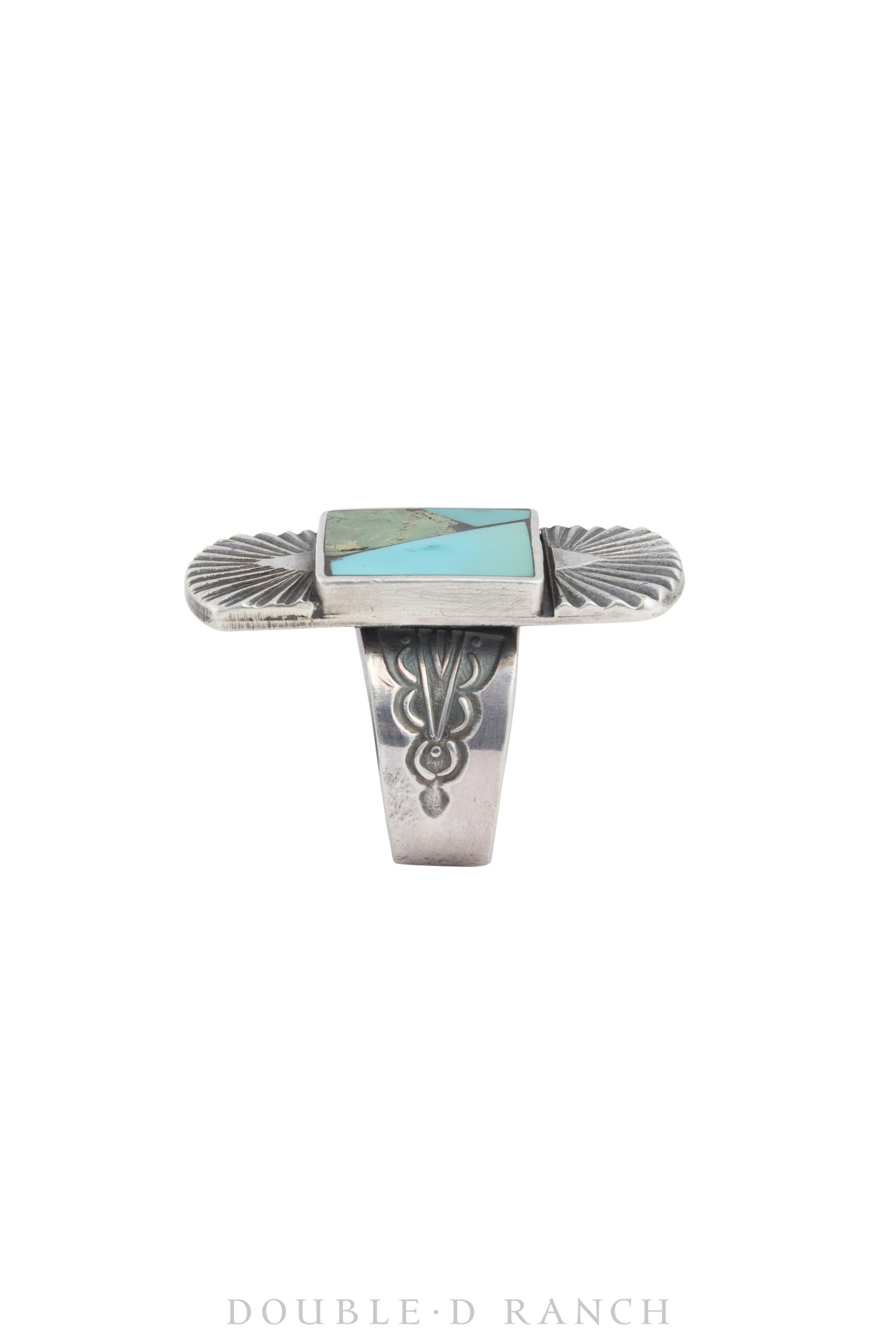 Ring, Jesse Robbins, Inlay, Turquoise, Hallmark, Contemporary, 1377