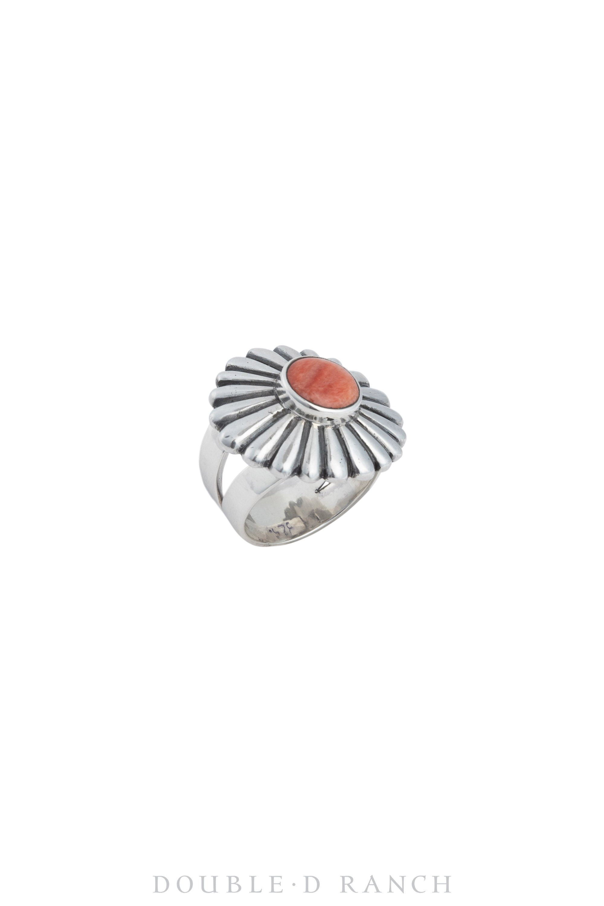 Ring, Orange Spiny Oyster, Nomad, Hallmark, Contemporary, 1352