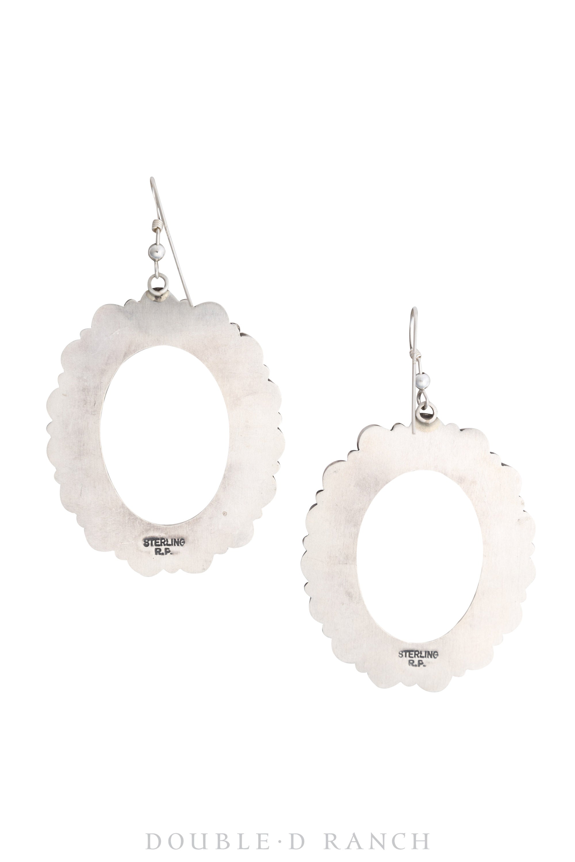 Earrings, Hoop, Orange Spiny Oyster, Hallmark, Contemporary, 1149D