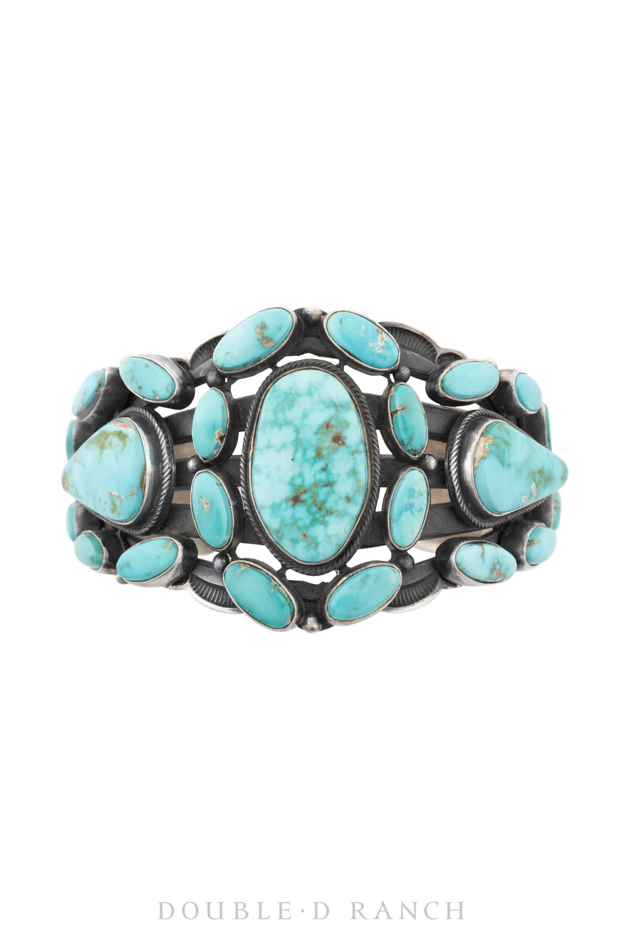 Cuff, Cluster, Turquoise, Hallmark, Vintage ‘90s, 3654