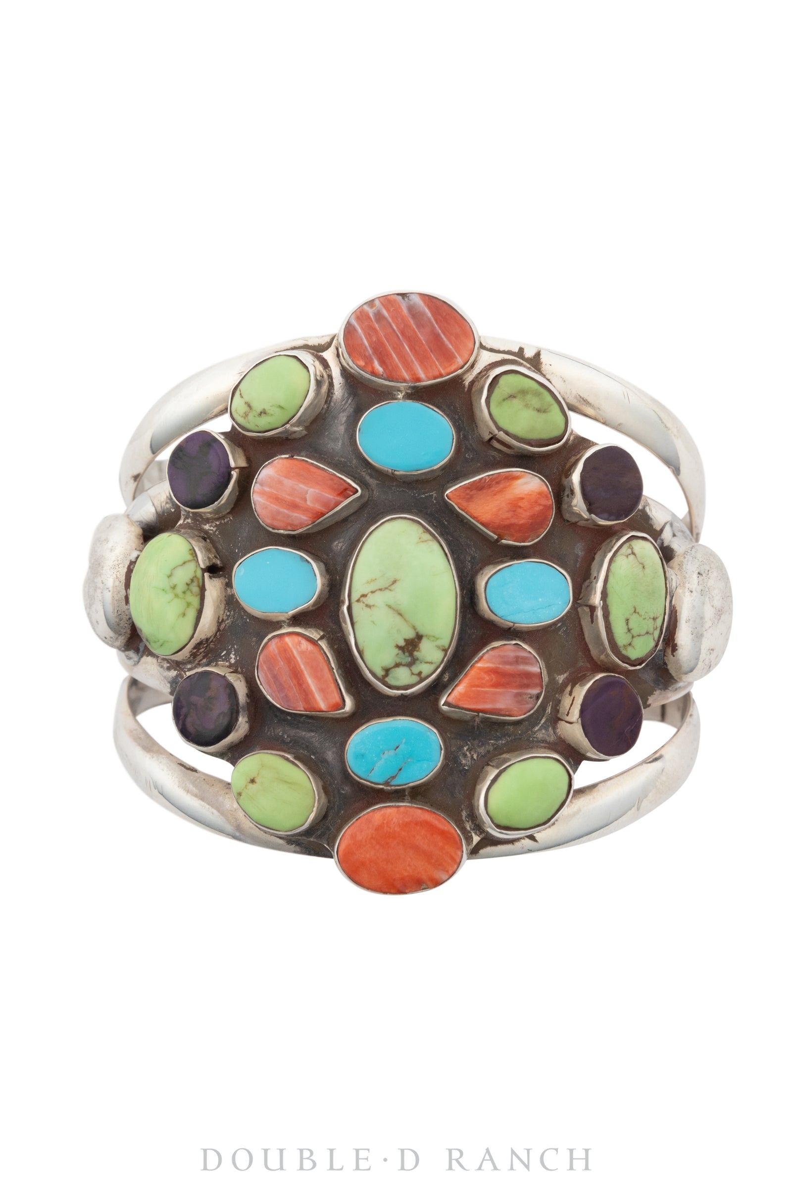 Cuff, Oscar Betz, Cluster, Multi Stone, Hallmark, 3653