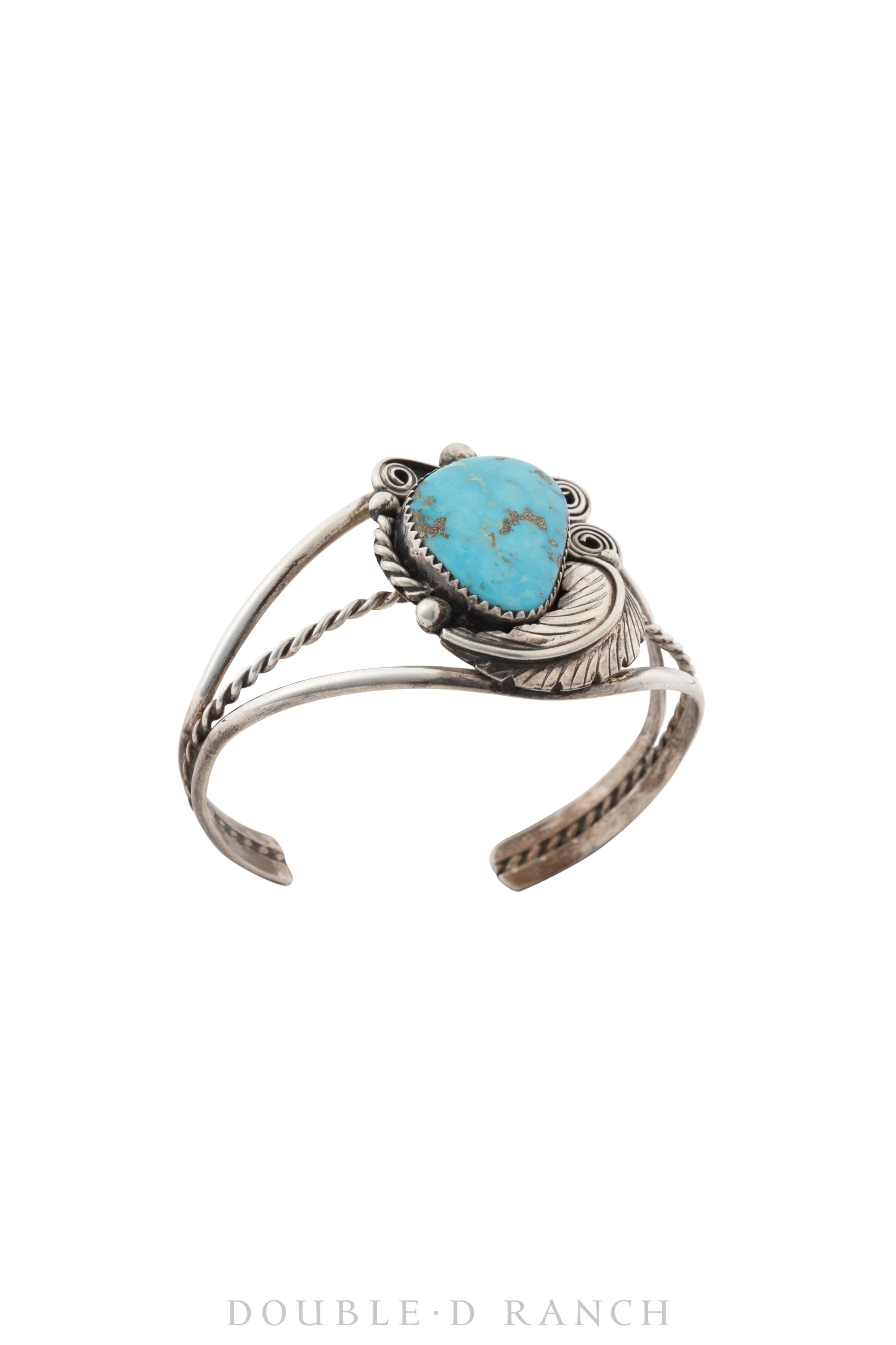 Cuff, Fred Harvey Railroad Era, Turquoise, Hallmark, Vintage, 3642