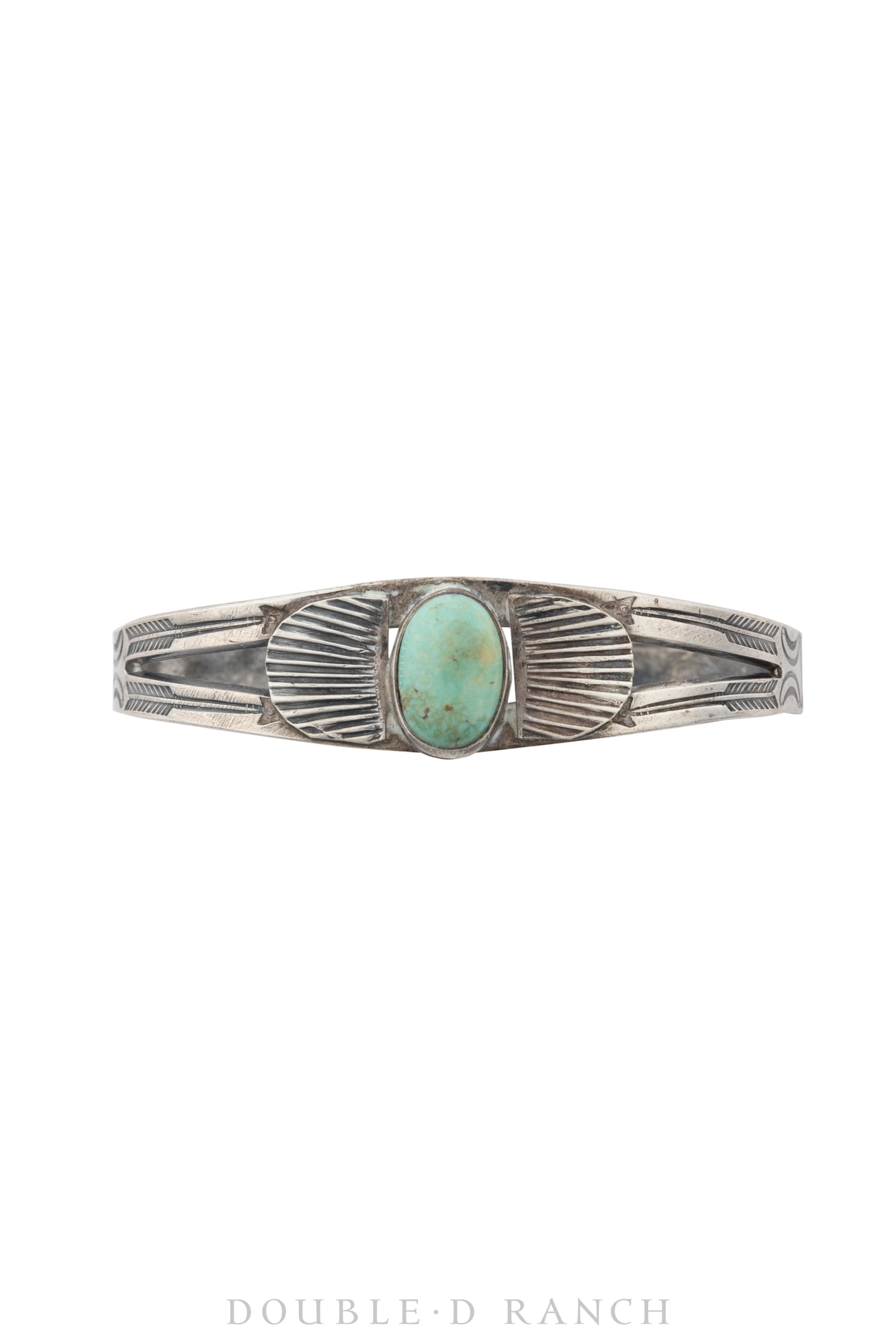 Cuff, Fred Harvey Railroad Era, Turquoise, Vintage, 3649