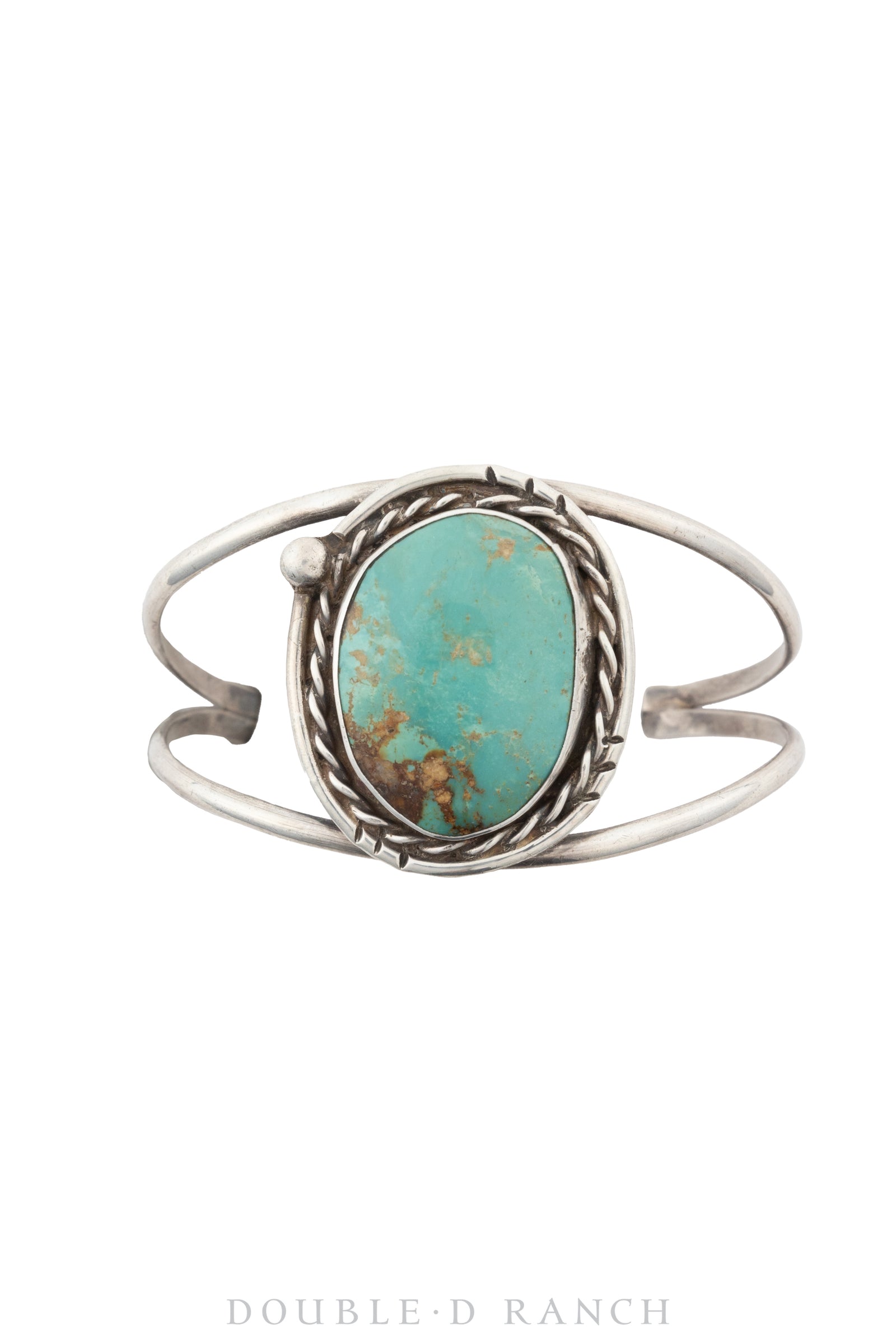 Cuff, Fred Harvey Railroad Era, Turquoise, Vintage, 3648