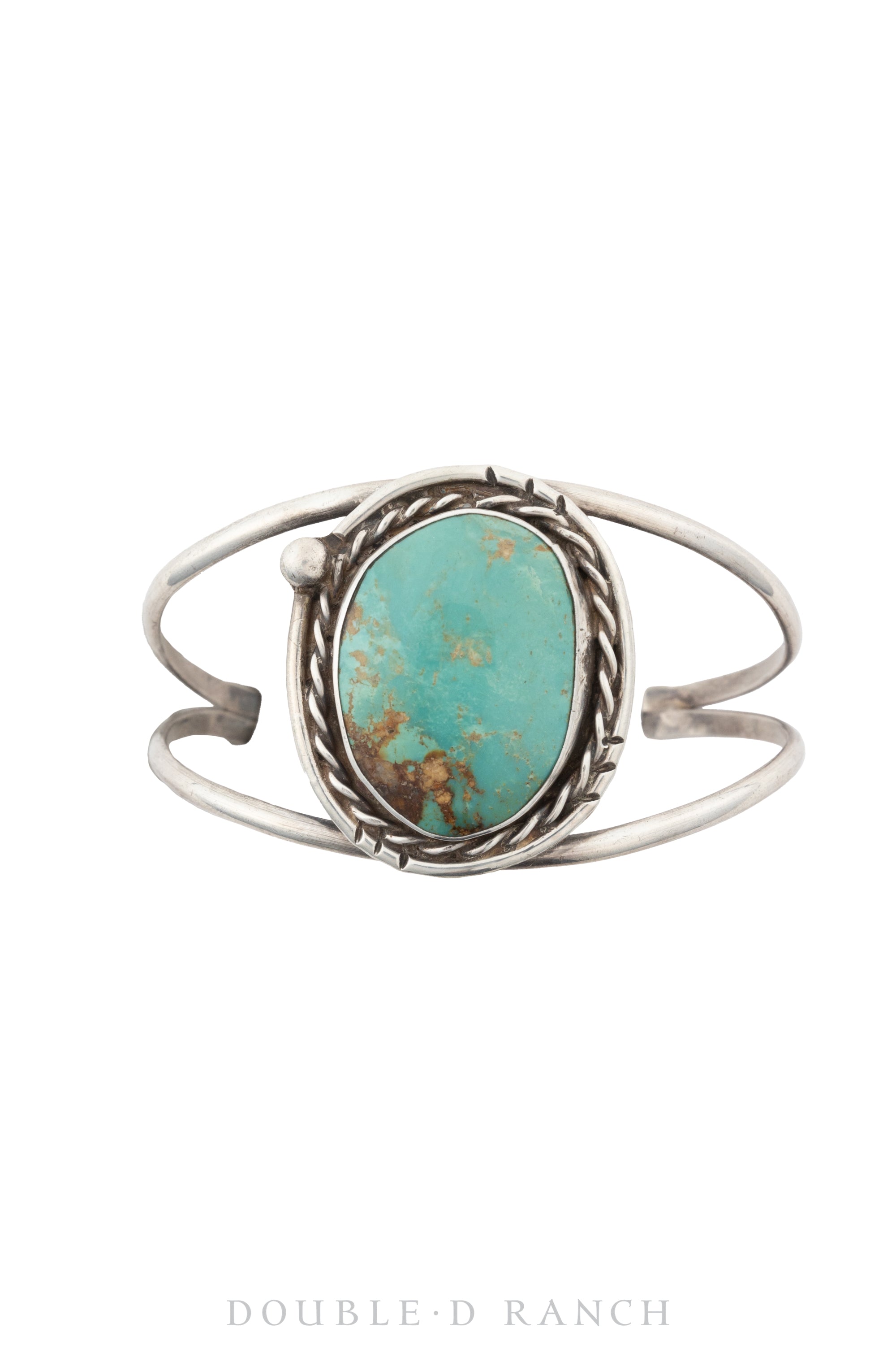 Cuff, Fred Harvey Railroad Era, Turquoise, Vintage, 3648