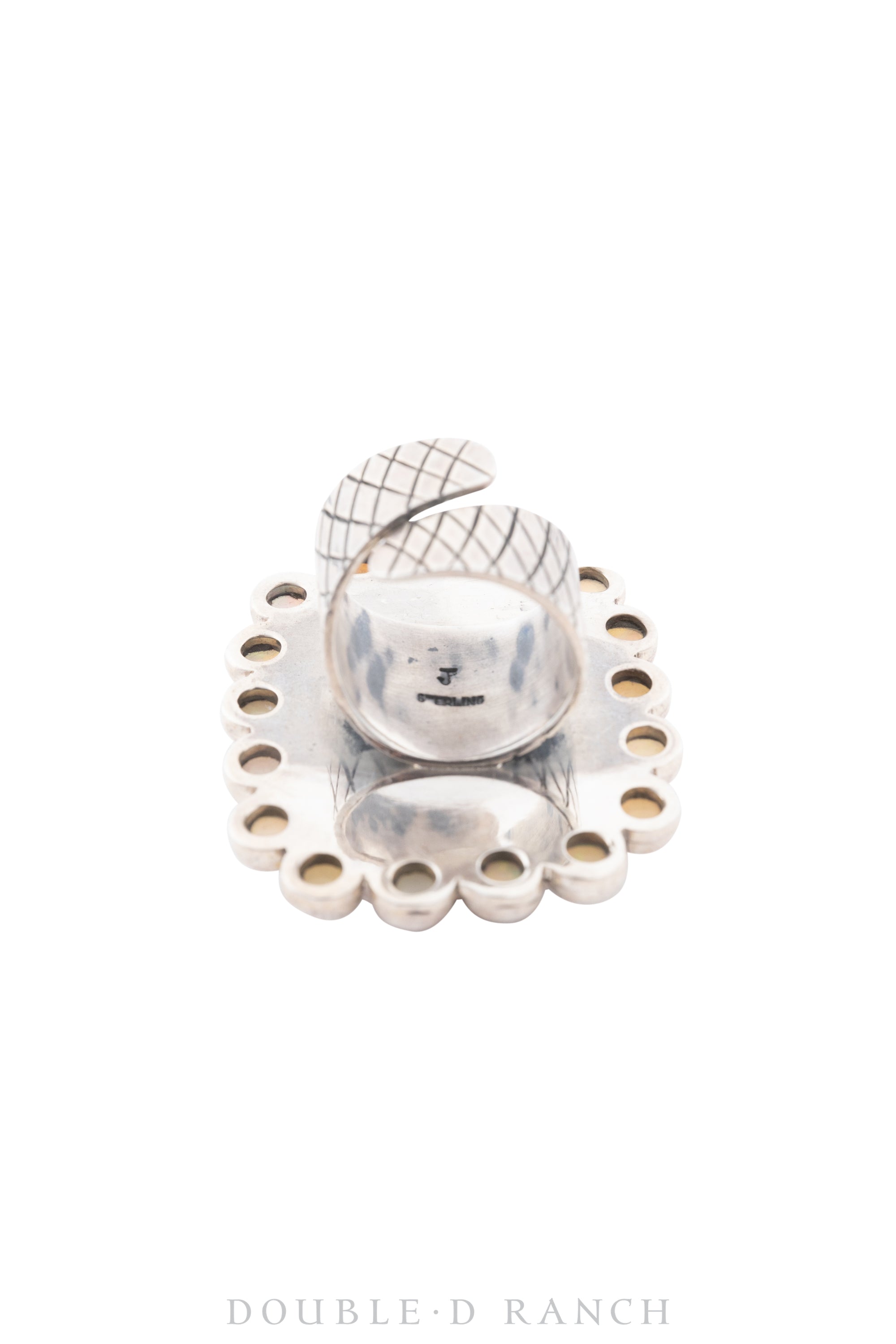 Ring, Federico, Cluster, Opal & Faceted Citrine, Hallmark, Contemporary, 1403