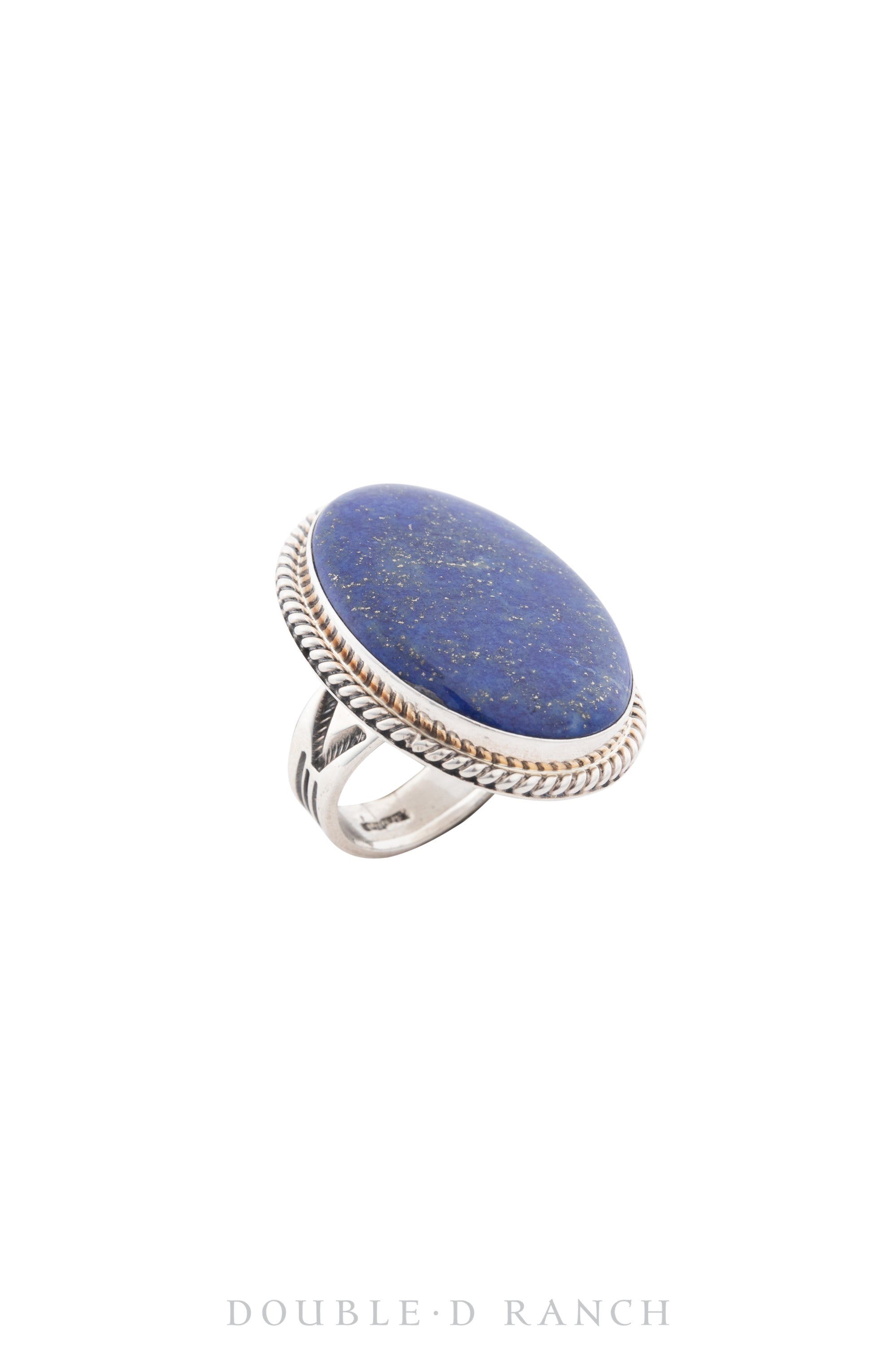 Ring, Natural Stone, Lapis,  Hallmark, Contemporary, 1291