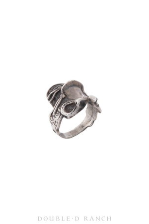 Ring, Novelty, Saddle, Vintage, 1456