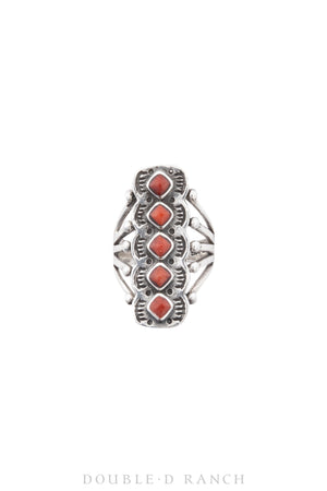 Ring, Shield, Coral, Hallmark, Contemporary, 1455