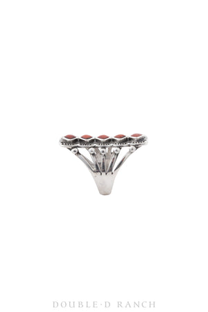 Ring, Shield, Coral, Hallmark, Contemporary, 1455