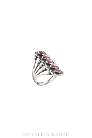 Ring, Shield, Coral, Hallmark, Contemporary, 1455