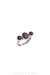 Ring, Triple Stone, Amethyst, Hallmark, Contemporary, 1241