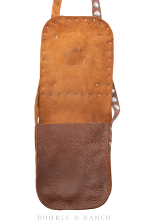 Bag, Bandolier, Conchos, Turquoise Hallmark, Vintage, 1292