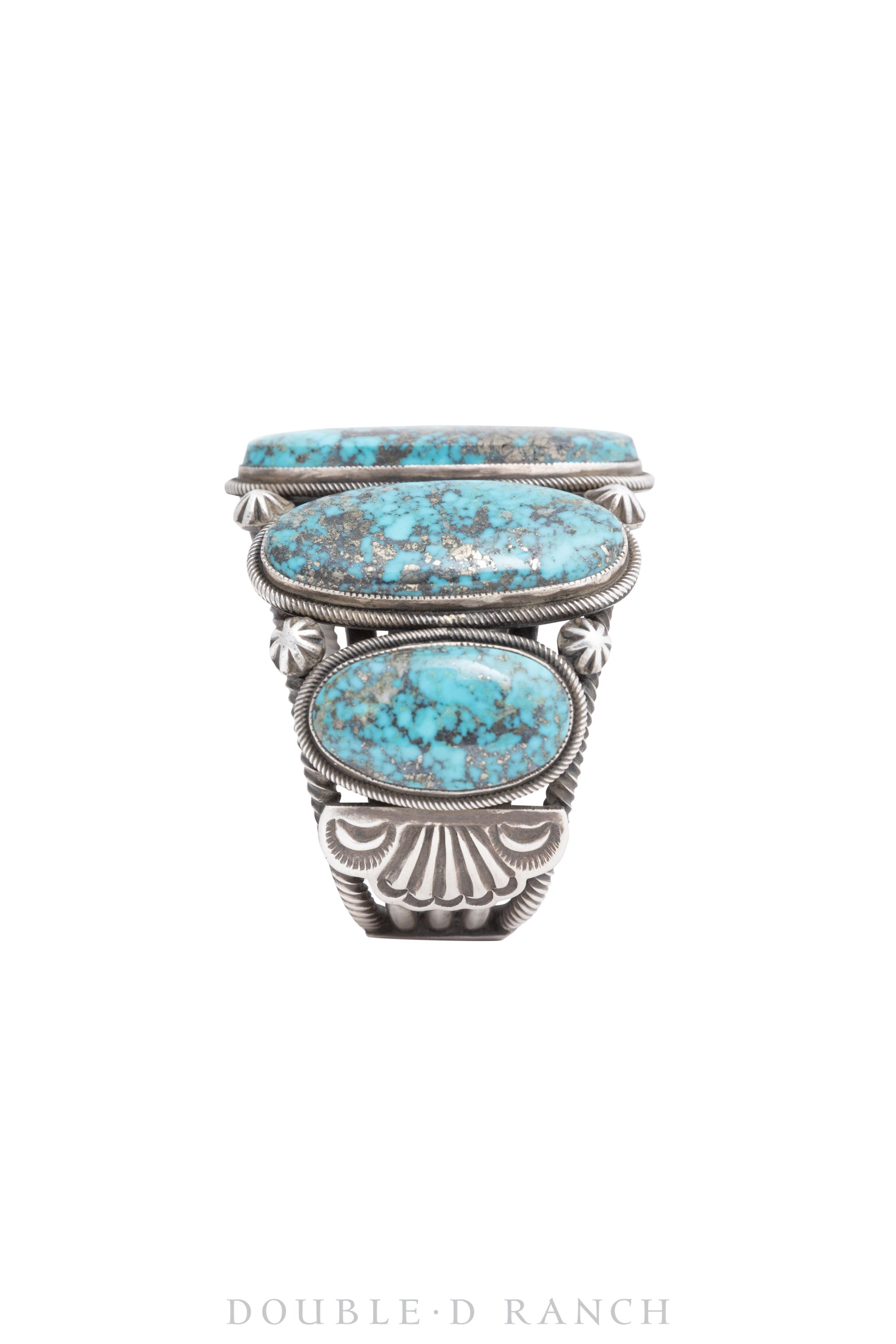 Cuff, Specimen, Turquoise, Persian, Hallmark, Contemporary, 3472