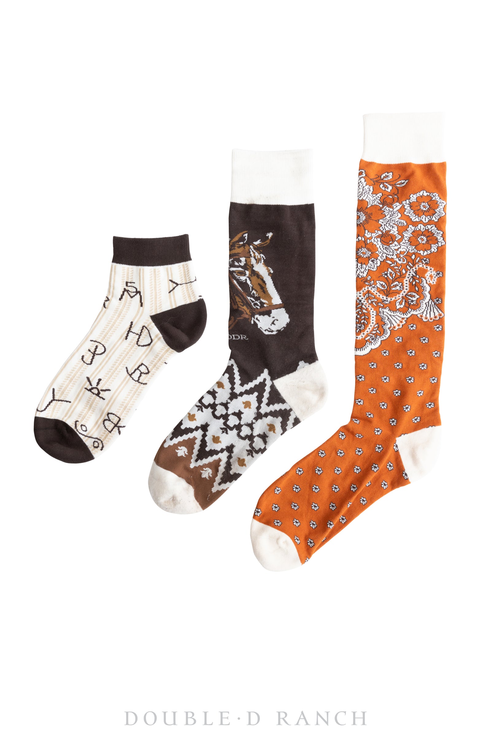 Socks, Wide Open Trails,  3 Pack, 206