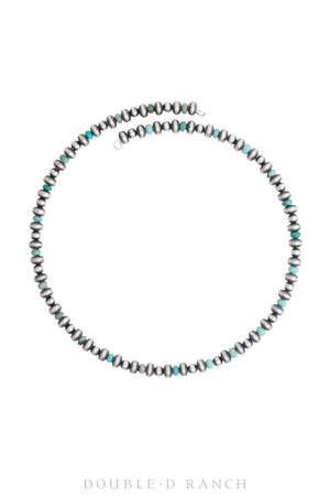 Necklace, Collar, Sterling Silver, Turquoise, Contemporary, 2007