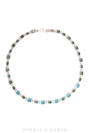 Necklace, Collar, Multi Stone, Inlay, Hallmark, Contemporary, 2025