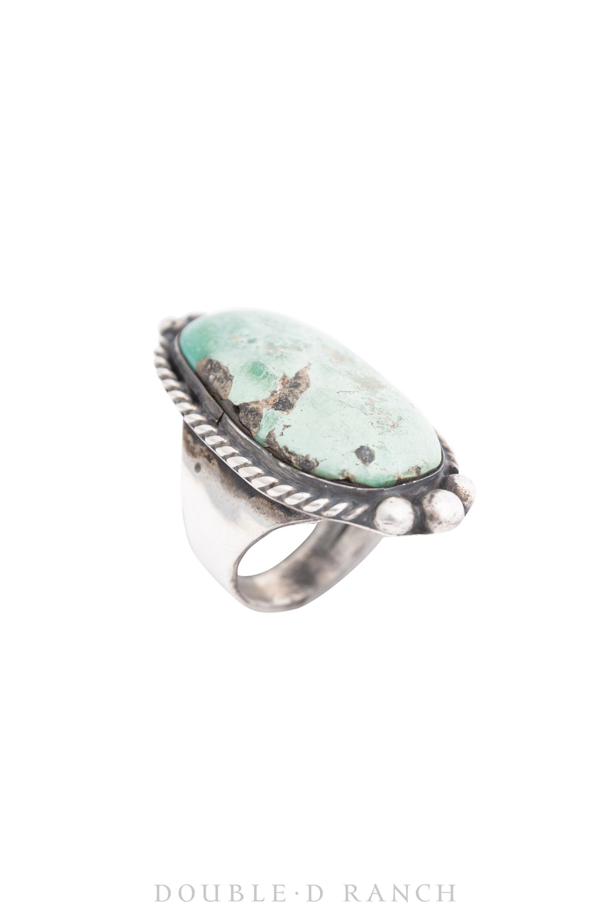 Ring, Natural Stone, Turquoise, Vintage, 1259