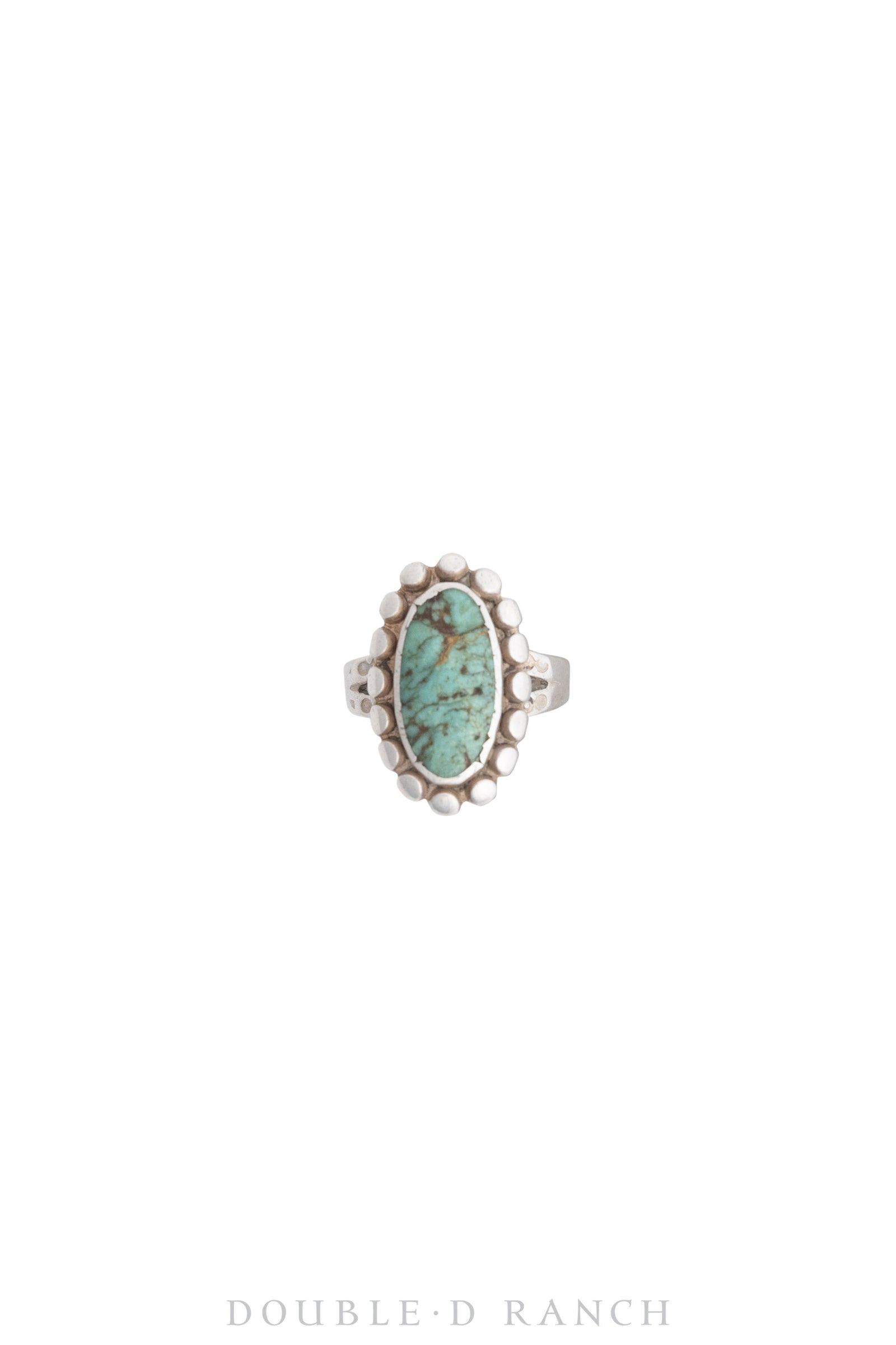 Ring, Natural Stone, Turquoise, Hallmark, Vintage, 1264