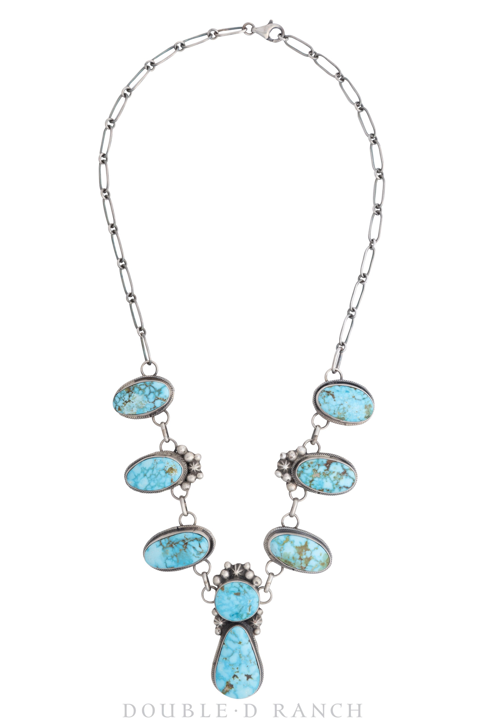 JN2002, Necklace, Opera, Kingman Turquoise, Hallmark, Contemporary, 2002