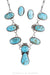 JN2002, Necklace, Opera, Kingman Turquoise, Hallmark, Contemporary, 2002