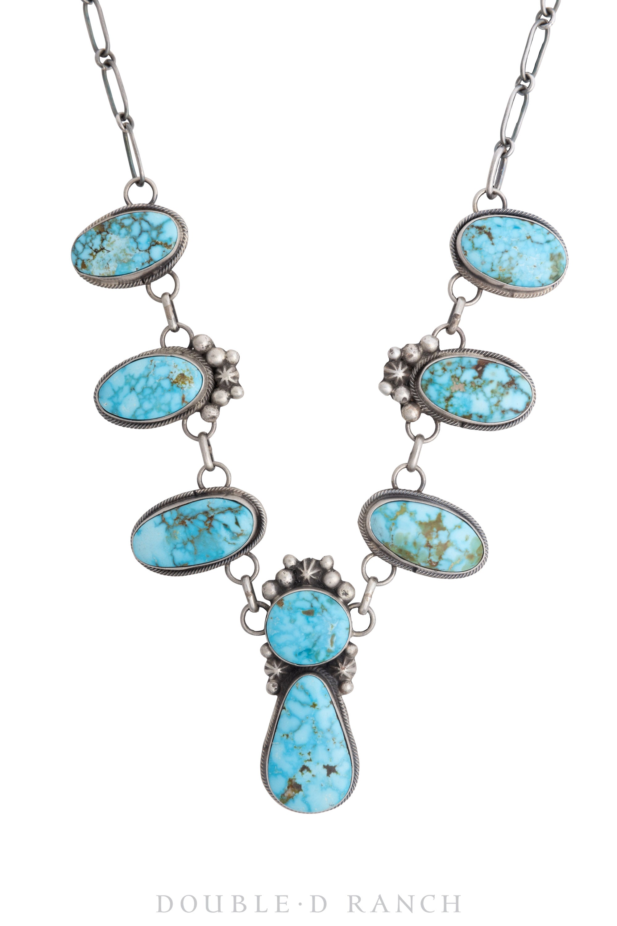 JN2002, Necklace, Opera, Kingman Turquoise, Hallmark, Contemporary, 2002